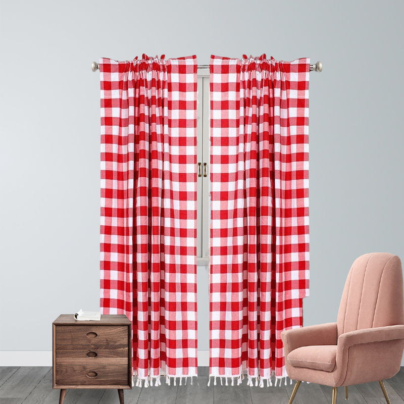 Gracie Oaks Maryliz Polyester Blackout Curtain Pair Wayfair